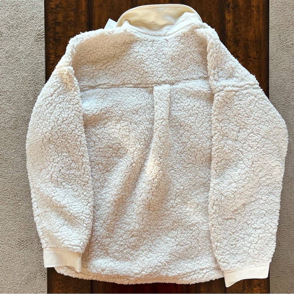 Mia & Tess Sherpa Button Down - Picture 2 of 6